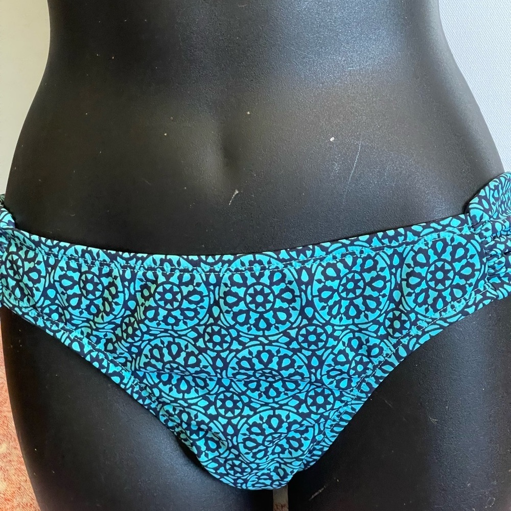 Tommy Hilfiger blue and black bikini bottoms